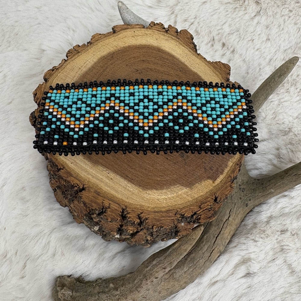 Beaded Barrette Handmade
